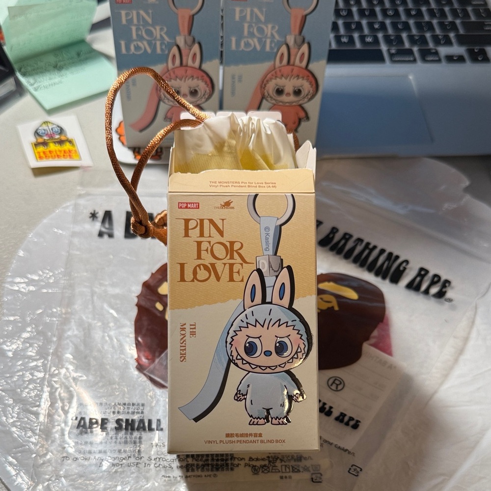 Pin for Love Letter I Plush Figure Keychain 100% Authentic POP MART LaBuBu!